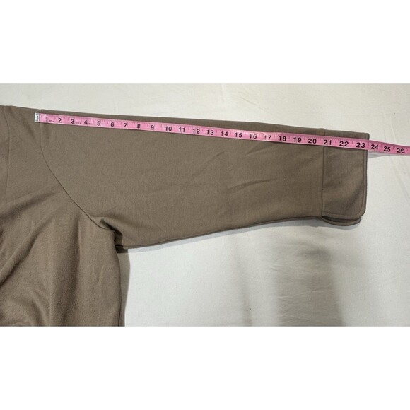 Avenue Women’s Plus Size 30/32 4X Taupe Blazer Jacket Button Front Lightweight - Picture 9 of 10